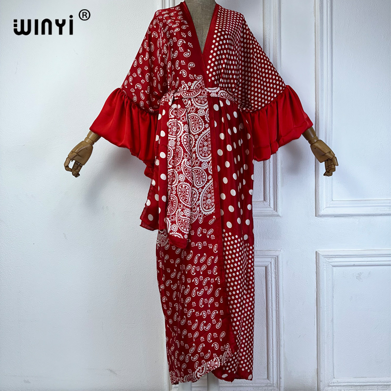 WINYI 夏着物パーティードレスビーチウェア水着カバーアッ - Cover Up Kaftan のレビューと価格