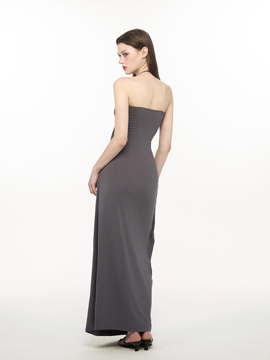 REDDACHiC エレガントな編み込みショールドレスセット - Maxi Dress Halter のレビューと価格