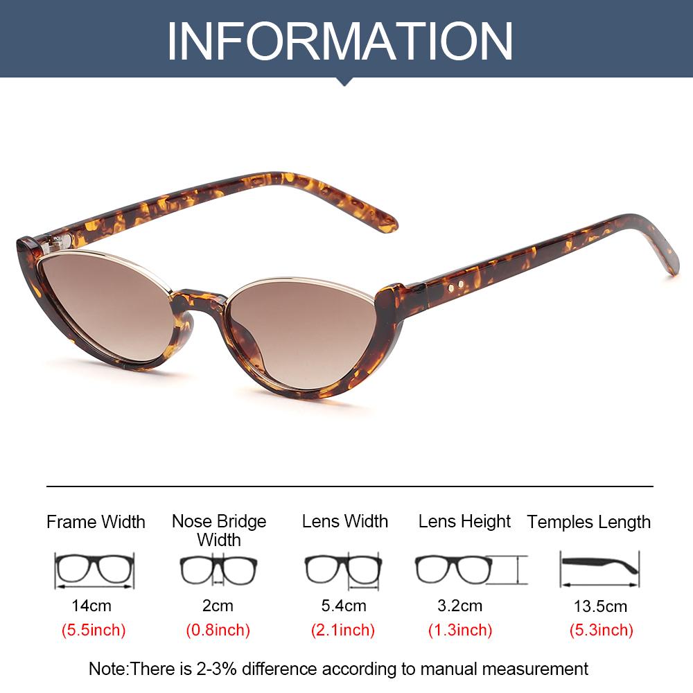 ヴィンテージ小型アイウェアサングラス ハーフフレーム キャッ - Sunglasses Cat Eye のレビューと価格