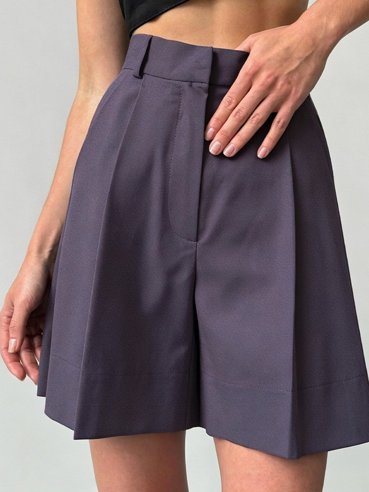 カジュアルなリネンワイドレッグショーツ、ゆったりフィット、ス - Linen Pant Wide のレビューと価格